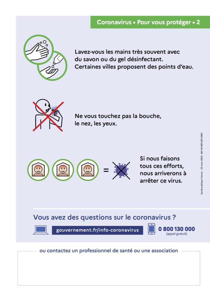 Coronavirus comment vous protéger